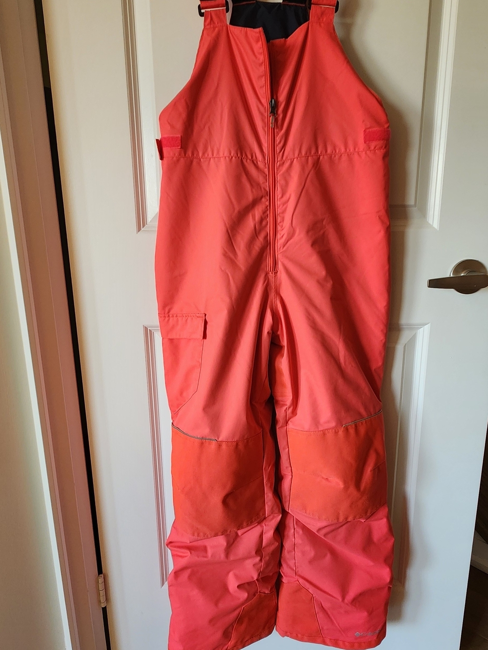 Columbia Youth Snow Bibs – Large (14/16) – Burnt Orange – EUC